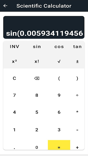 Android application Calculator Plus screenshort