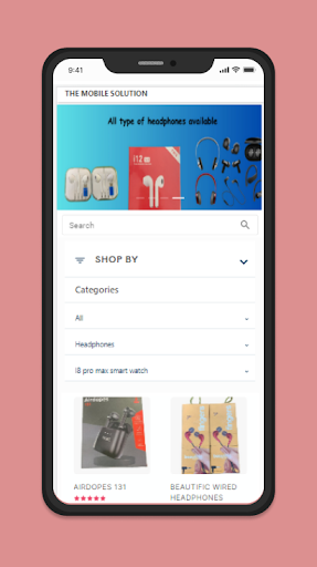 Android application The Mobile Solution screenshort