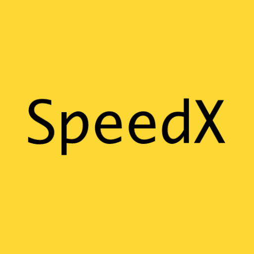 SpeedX: fast/slow motion video logo