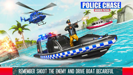 Police Boat Chase Games 4.5 screenshots 9