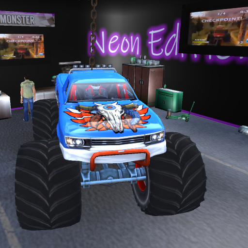 Neon Monster Trucks