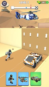 Shape Transform Race Army Game 4