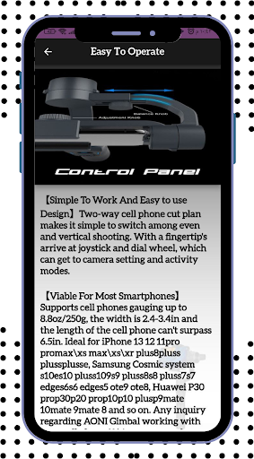 S5B 3-AXIS GIMBAL guide Screen 2