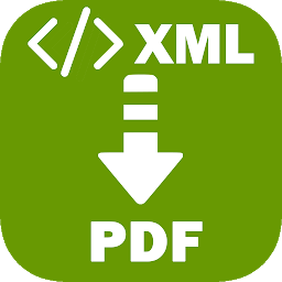 Icon image XML to PDF Converter