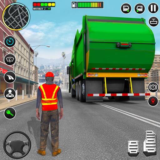Garbage Truck Simulator Game  Icon