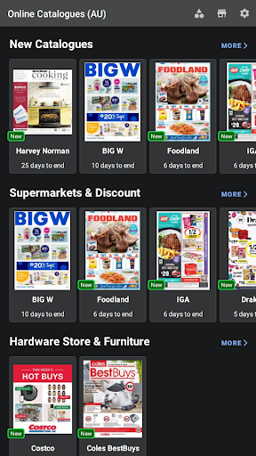 Android application Online Catalogues (AU) screenshort