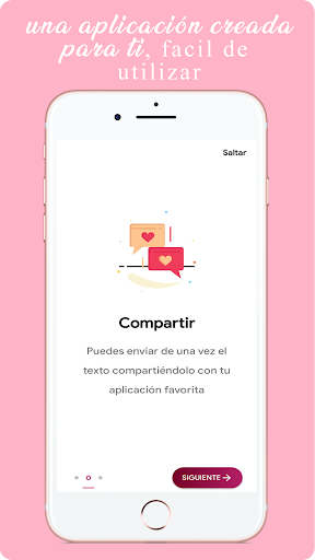 Android application thoughts of love screenshort