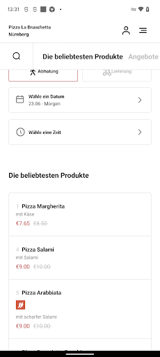 Pizza La Bruschetta Nürnberg Screen 3