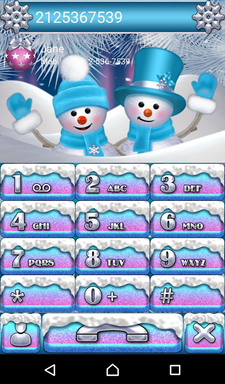 Snowman Dialer theme - 1.0 - (Android)