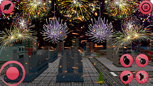 Fireworks Pyro Play Light 3D