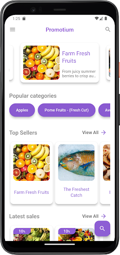 Android application Promotium Buy Sell Marketplace screenshort