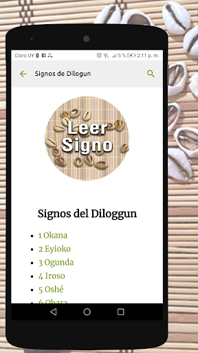 Signos del Diloggun
