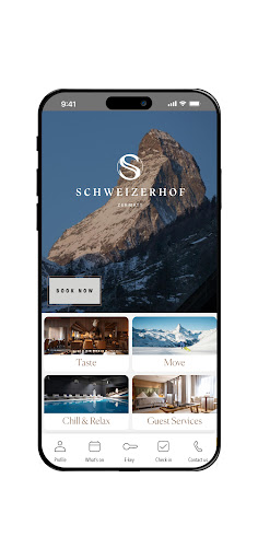 Android application Schweizerhof Zermatt screenshort