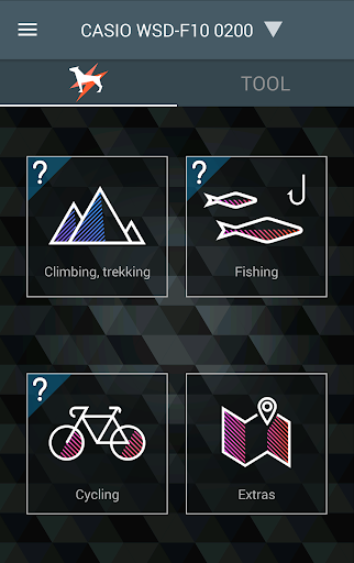 Screenshot of CASIO MOMENT SETTER+