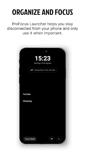 Android application Pro Focus Launcher screenshort