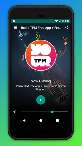 Android application TFM Radio App United Kingdom screenshort