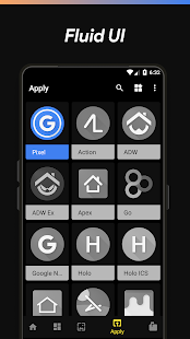 Zephyr - Zrzut ekranu pakietu ikon