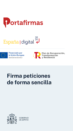 Android application Mi Portafirmas screenshort