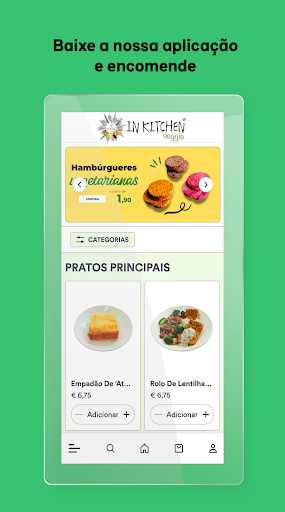 Android application In Kitchen Veggie screenshort