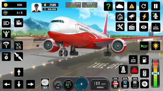 Flight Simulator APK v2.8 + MOD (Unlimited Money) 3