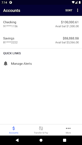 Hope Federal Credit Union (WV) Screen 3