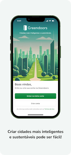 Android application Greendoors screenshort