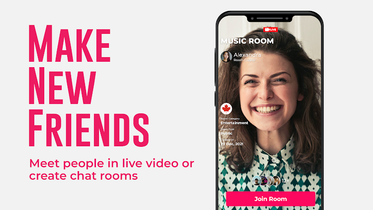 Video Call & Live Chat Rooms - 1.0.9 - (Android)