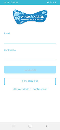 Android application Auga e Xabón Lavanderías screenshort