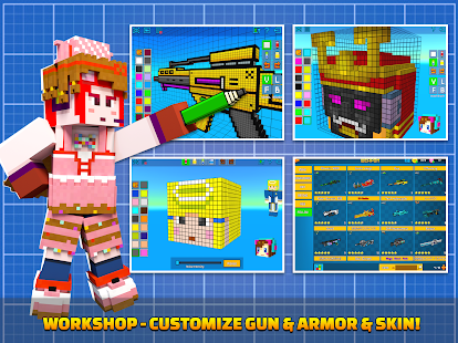 Cops N Robbers - 3D Pixel Craft Gun Shooting Games 10.7.2 screenshots 15