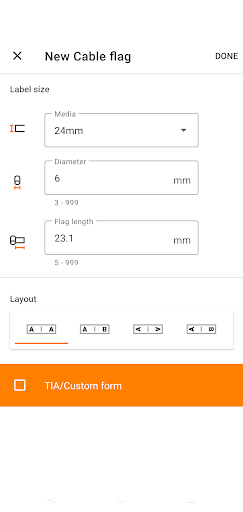 Screenshot of Brother Pro Label Tool