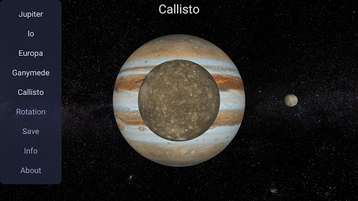 Screenshot of Moons of Jupiter