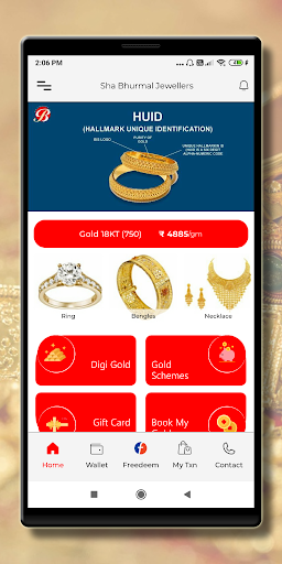 Android application Sha Bhurmal Jewellers screenshort