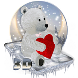Teddy Bear Love 3D Theme icon