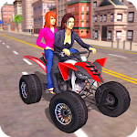 Cover Image of Tải xuống ATV Taxi Sim 2019 - Offroad Girl Cab Rider  APK