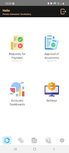 Android application Finoko: Cash flow management screenshort