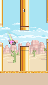 Flappy Nyan: flying cat wings  screenshots 6