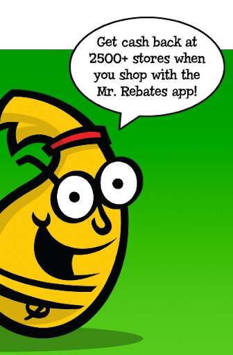 Mr. Rebates: Cash Back Savings Screen 2