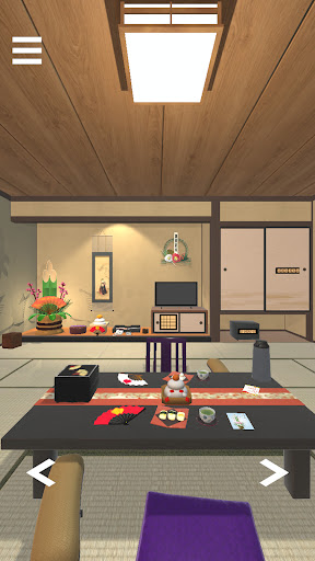 Android application 脱出ゲーム 正月の宿からの脱出 screenshort