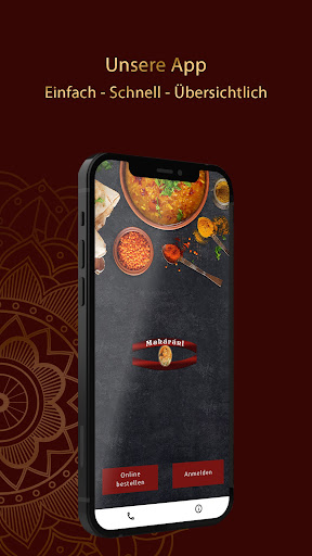 Android application Maharani Restaurant screenshort
