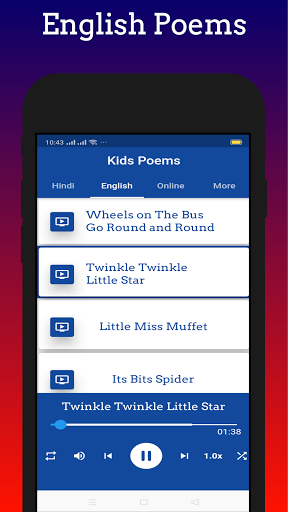 Kids Poems Screen 3