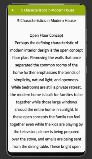 Android application House Designs - Modern House screenshort