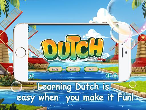 Learn Dutch Bubble Bath Game