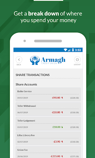 Armagh Credit Union Screen 3