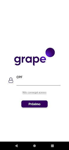 Android application Grape - Telemedicina screenshort