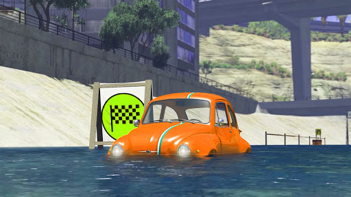 Water Surfer Monster Car Stunts New 2021 Car Game