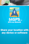 screenshot of Bluetooth GPS Output