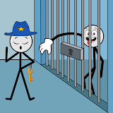 Robber Puzzle Stickman Game icon