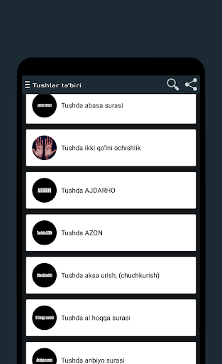 Tushlar Tabiri Screen 2
