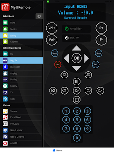 MyURemote Universal Remote Con Screenshot