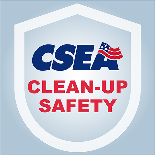 CSEA CleanUpSafety logo